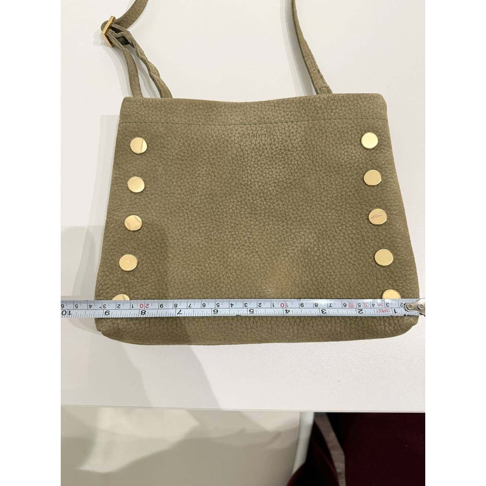 Hammitt Olive Green Leather Crossbody Bag Gold Studded Purse Vintage 2022 - Picture 4 of 14